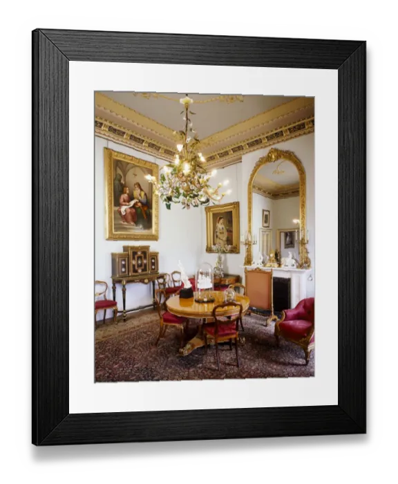 Framed Print : Audience Room, Osborne House J070029