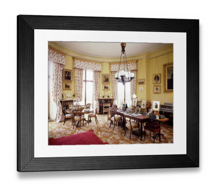 Framed Print : Queen Victorias Sitting Room, Osborne House J070032 Framed Print : Queen Victorias Sitting Room, Osborne House J070032