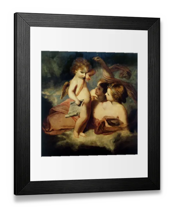 Framed Print : Reynolds - Venus Childing Cupid J910496