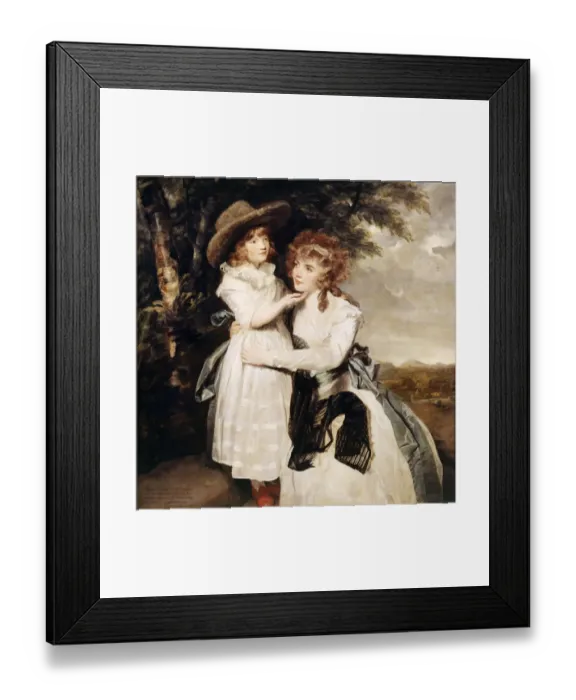 Framed Print : Reynolds - Miss Cocks and her niece J910501