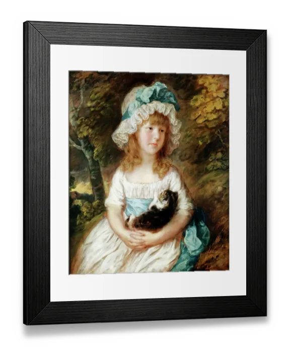 Framed Print : Gainsborough - Miss Brummell J910539