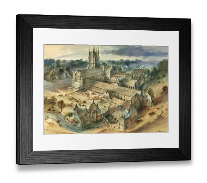 Framed Print : Fountains Abbey N950001