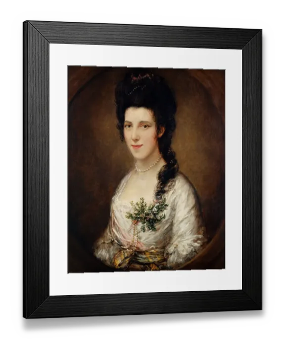 Framed Print : Portrait of a Lady J910509