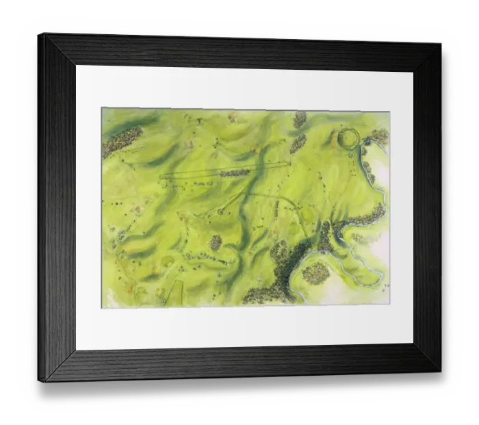 Framed Print : Stonehenge landscape c. 1600 J050045