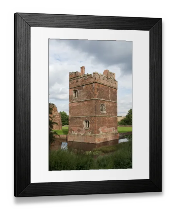 Framed Print : Kirby Muxloe Castle N061091 Framed Print : Kirby Muxloe Castle N061091