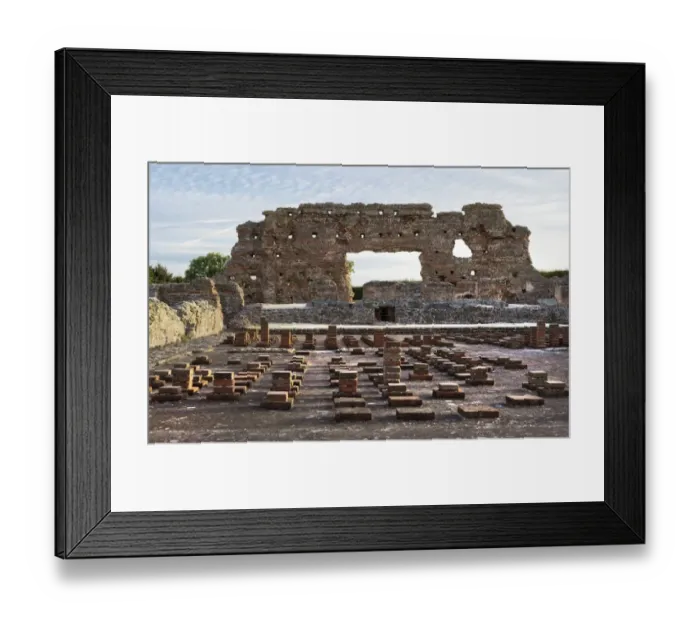 Framed Print : Wroxeter Roman City N110307 Framed Print : Wroxeter Roman City N110307