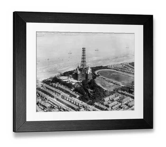 Framed Print : Dismantling New Brighton Tower EPW004047