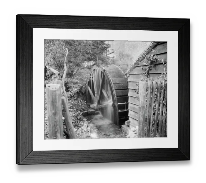 Framed Print : Waterwheel CC72_00963