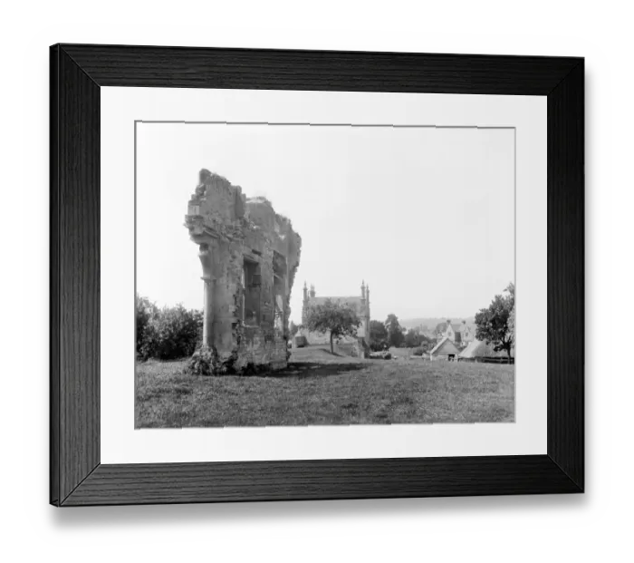 Framed Print : Ruins of Campden House CC72_00974
