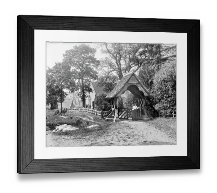 Framed Print : St Mary's Church, Aldworth CC72_01073