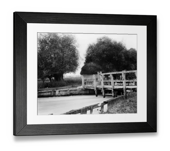 Framed Print : Old weir CC73_00646