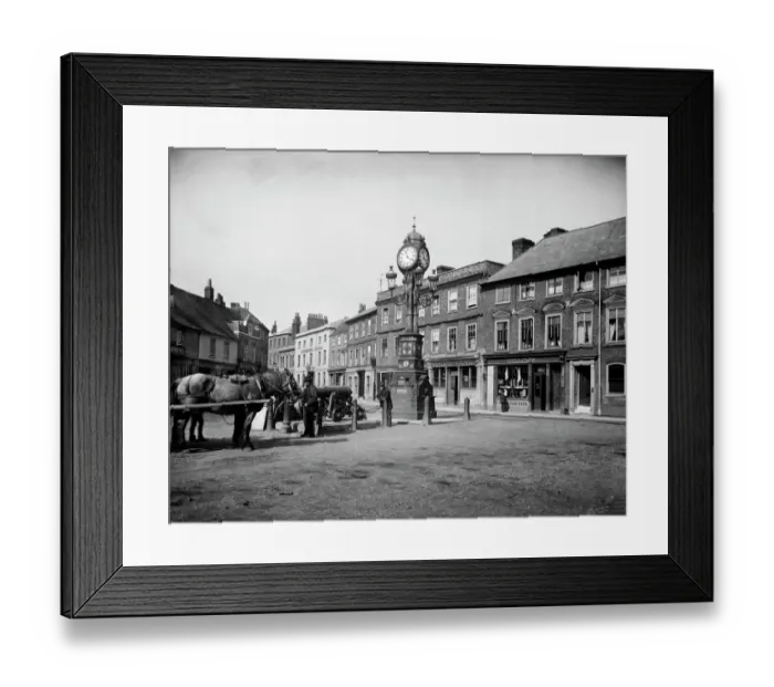 Framed Print : Newbury Jubilee Clock CC97_02767