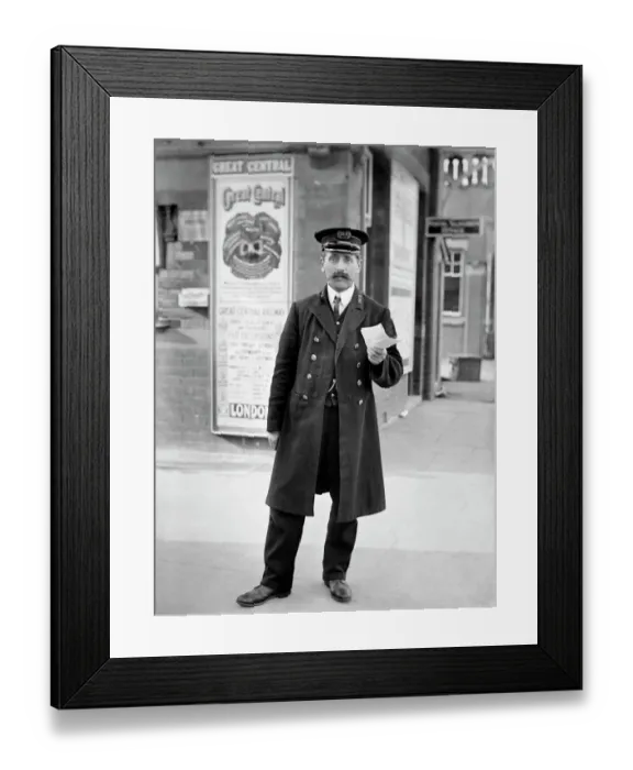 Framed Print : Station Master BB98_05551 Framed Print : Station Master BB98_05551