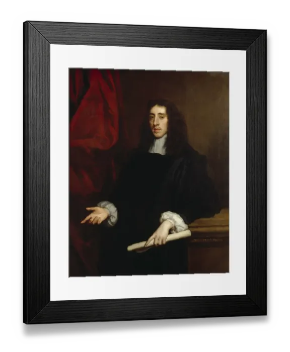Framed Print : Lely - Portrait of Heneage Finch K070011 Framed Print : Lely - Portrait of Heneage Finch K070011