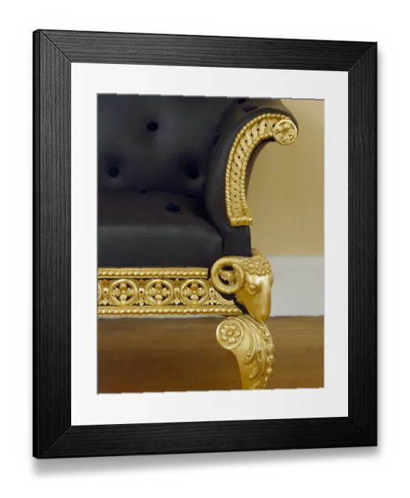 Framed Print : Moor Park armchair J890405