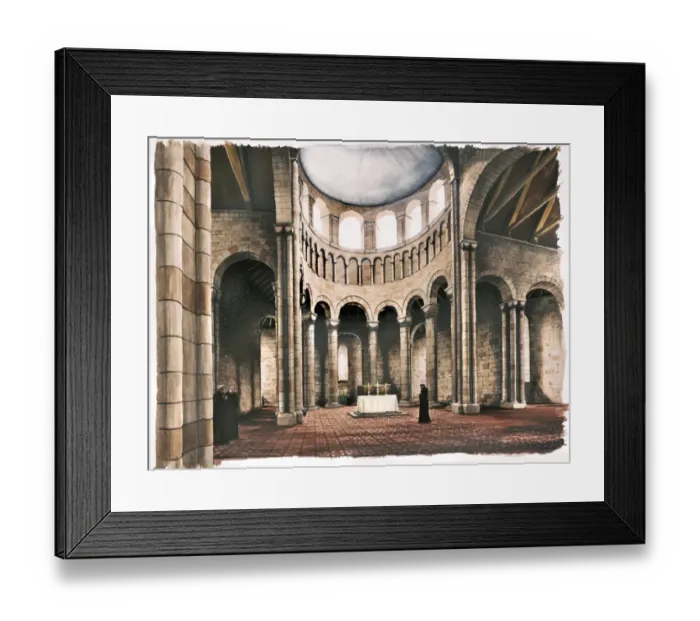 Framed Print : Battle Abbey J950006