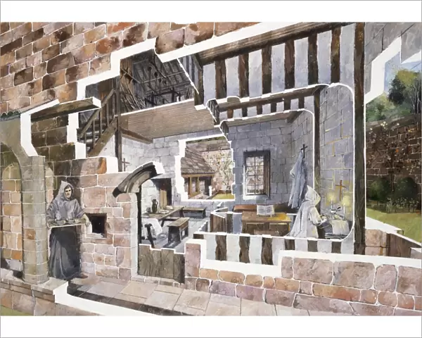 Monks cell, Mount Grace Priory J870069