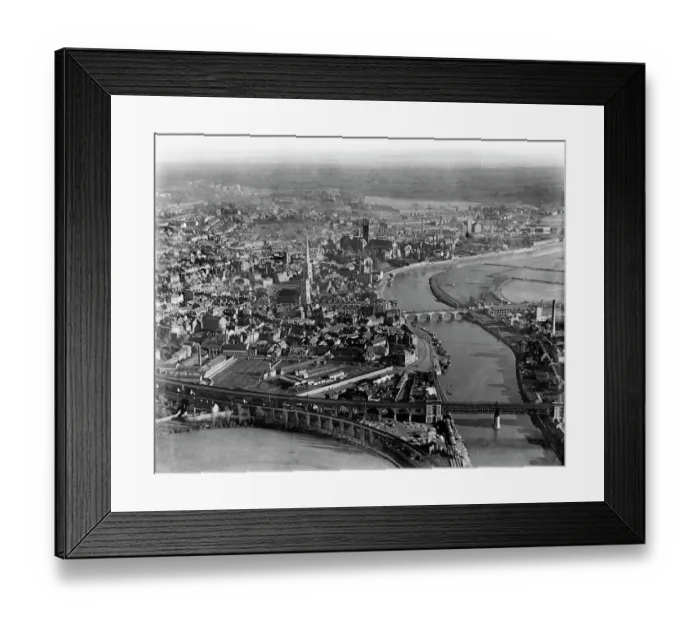 Framed Print : Worcester in 1921 EPW005383