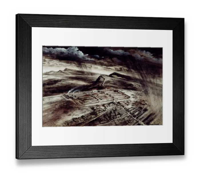 Framed Print : Housesteads Roman Fort J930498 Framed Print : Housesteads Roman Fort J930498