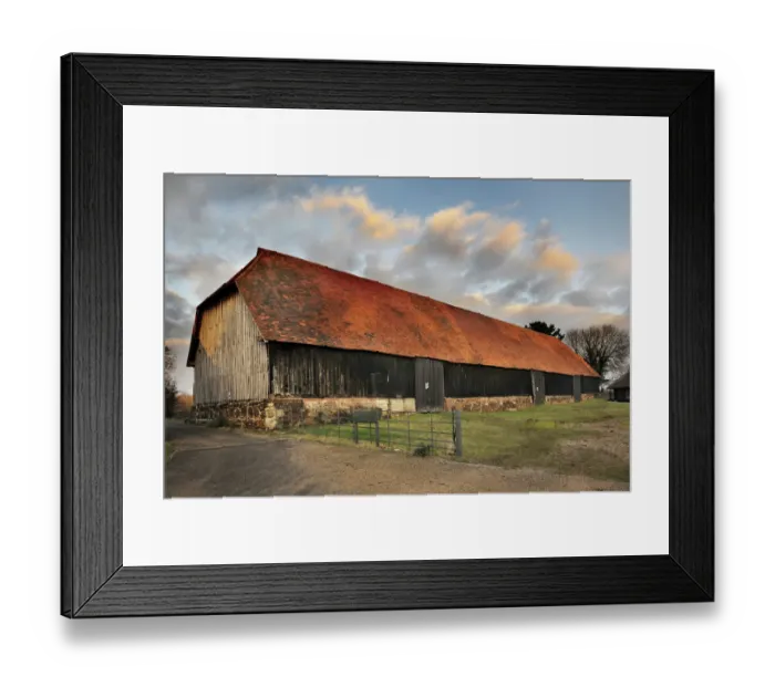 Framed Print : Harmondsworth Great Barn N120001