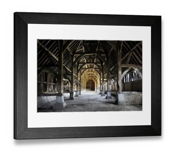 Framed Print : Harmondsworth Great Barn N120004 Framed Print : Harmondsworth Great Barn N120004