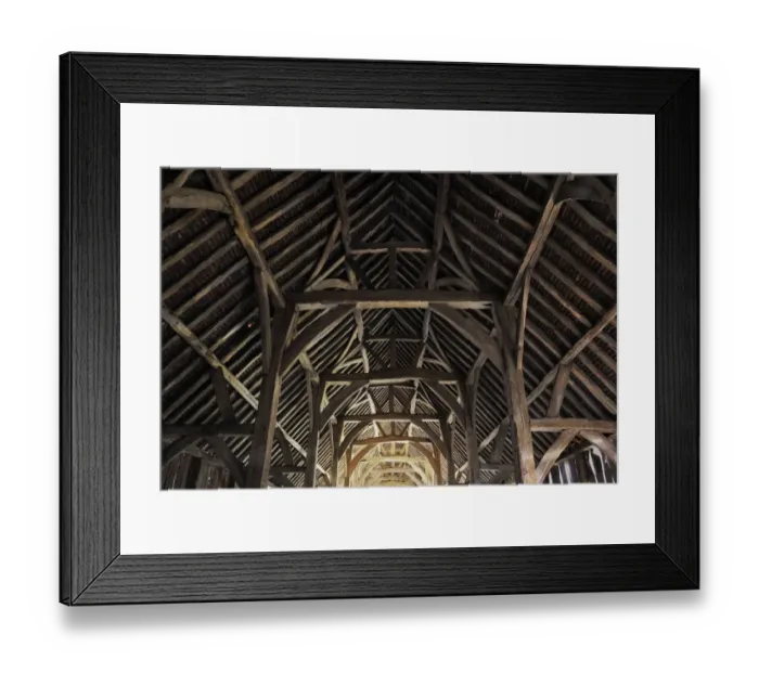 Framed Print : Harmondsworth Great Barn N120005