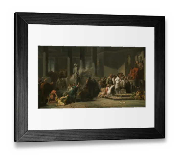 Framed Print : Peyron - Athenian Girls Drawing Lots... N072077