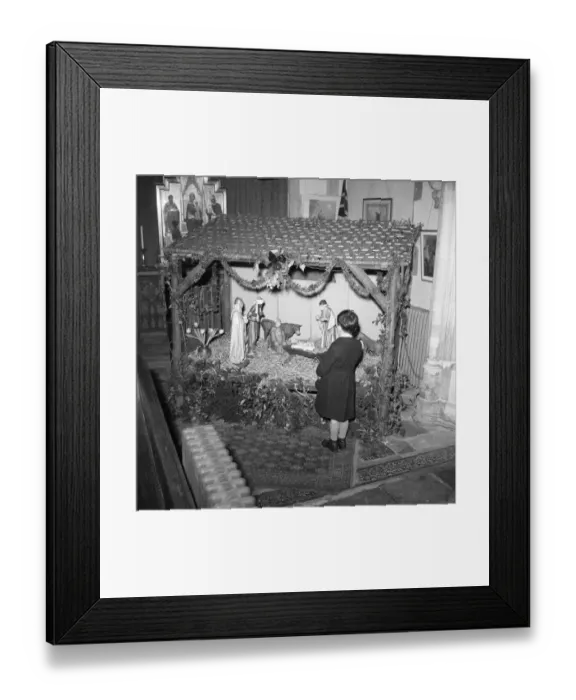 Framed Print : Nativity scene a99_02431