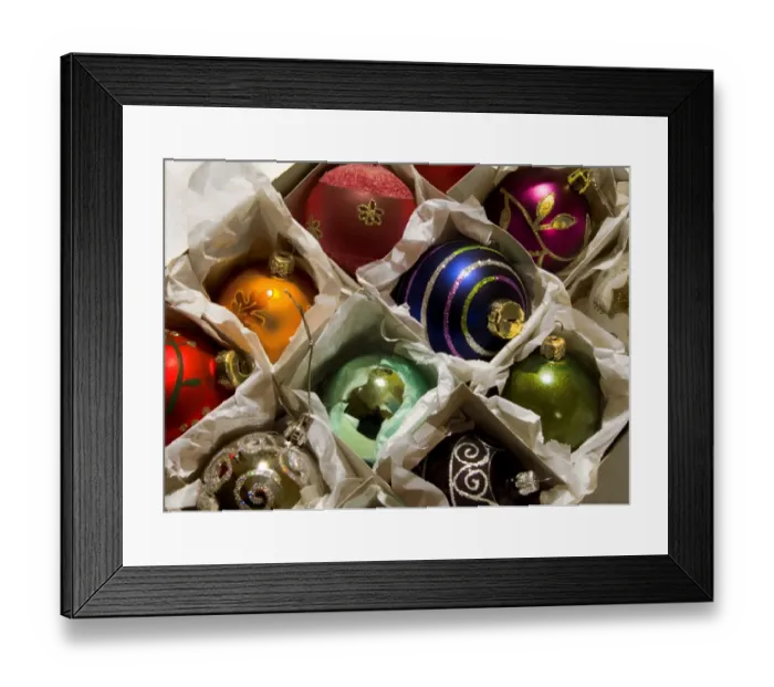Framed Print : Christmas decorations DP031934