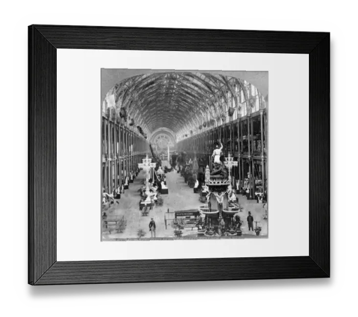 Framed Print : 1862 Exhibition, Kensington BB80_00015