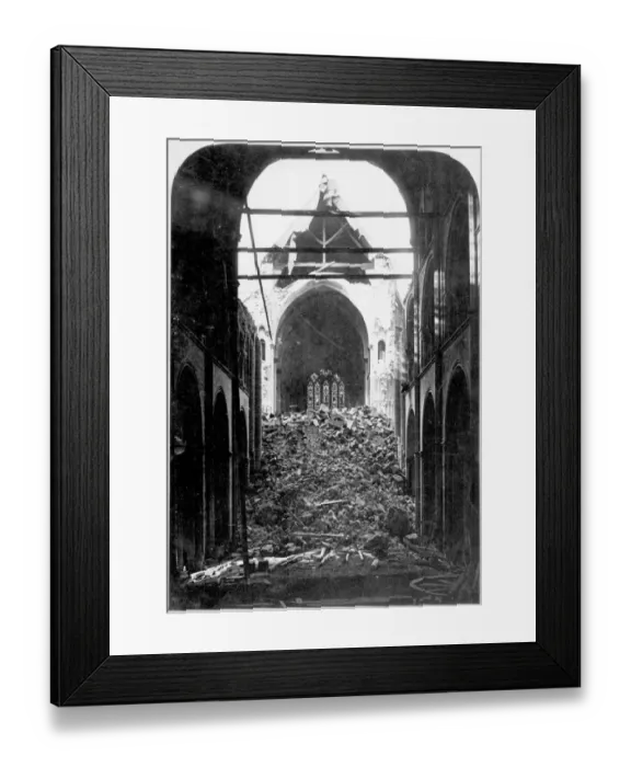 Framed Print : Chichester Cathedral, collapsed spire BB88_02179 Framed Print : Chichester Cathedral, collapsed spire BB88_02179