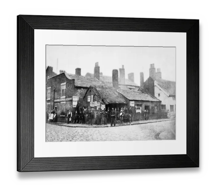 Framed Print : Old Smithy, Leigh BB94_07538
