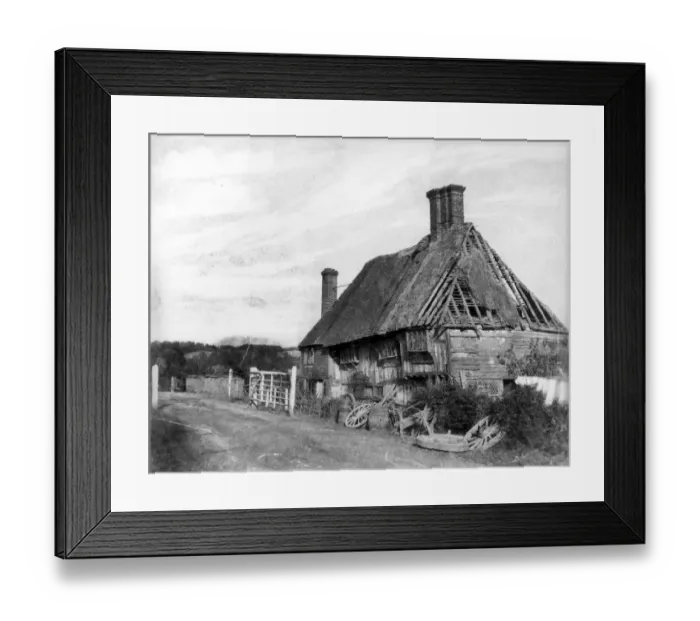 Framed Print : Sussex Cottage DD67_00014