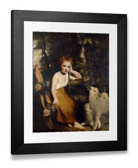 Framed Print : Reynolds - The Young Shepherdess J030042