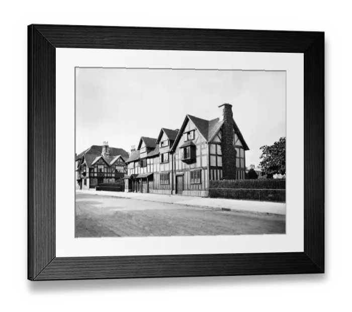 Framed Print : Shakespeares birthplace CC73_00992 Framed Print : Shakespeares birthplace CC73_00992