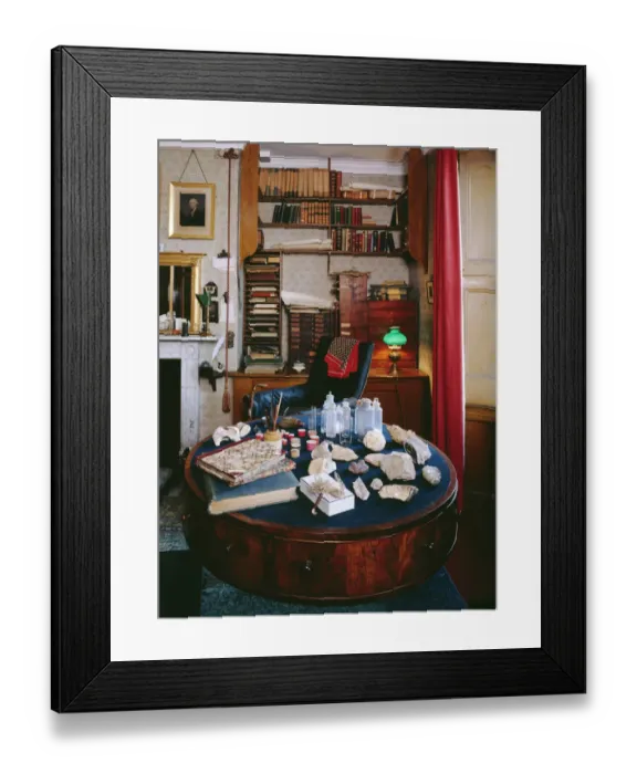 Framed Print : Darwins study, Down House J970308