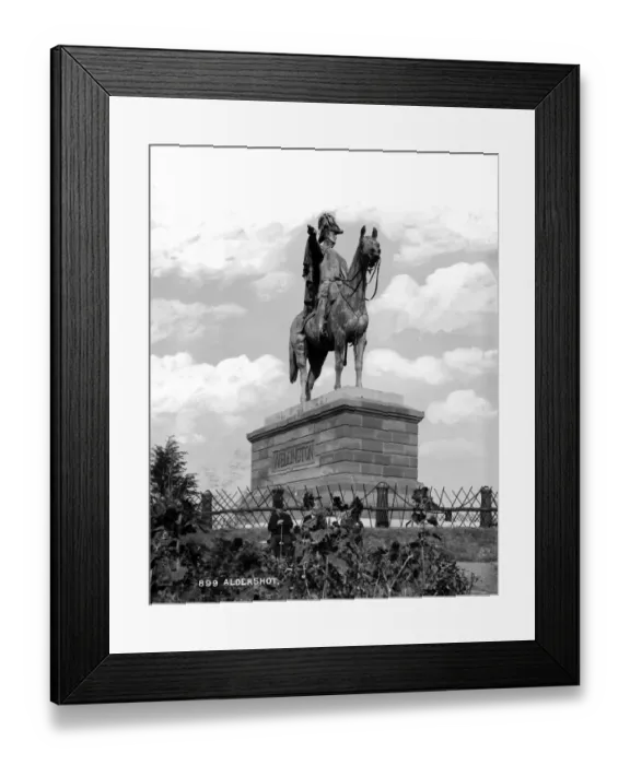 Framed Print : Wellington statue CC97_01442 Framed Print : Wellington statue CC97_01442