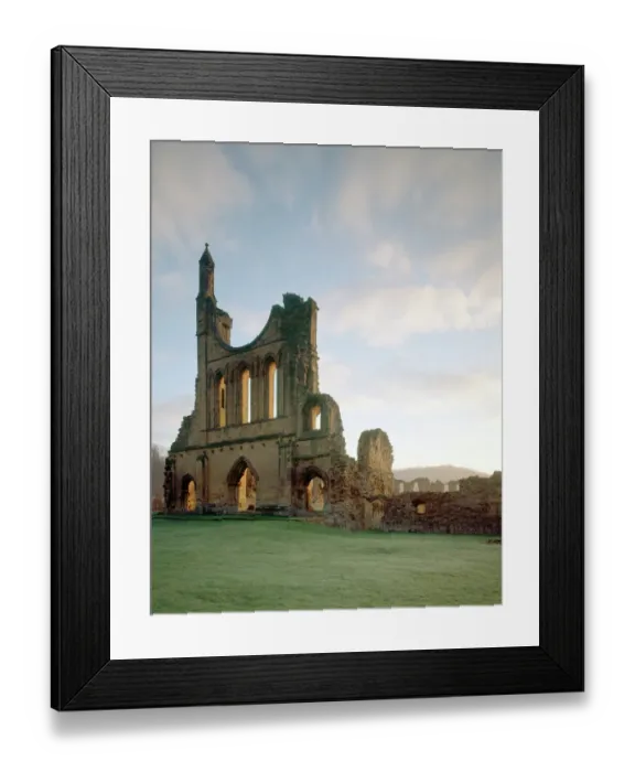 Framed Print : Byland Abbey J980022