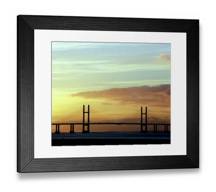 Framed Print : Second Severn Crossing N010002 Framed Print : Second Severn Crossing N010002