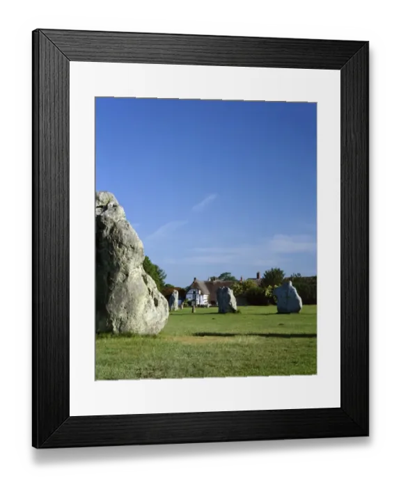 Framed Print : Avebury Stone Circle K020802