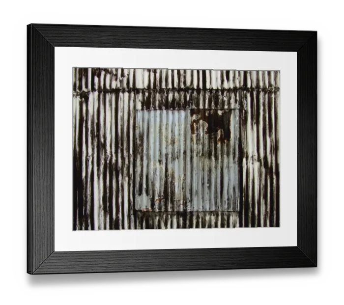 Framed Print : Corrugated iron DP039612 Framed Print : Corrugated iron DP039612
