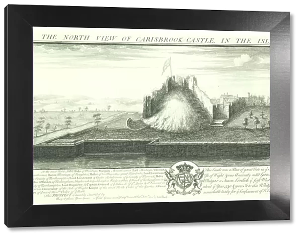 Carisbrooke Castle engraving N070757