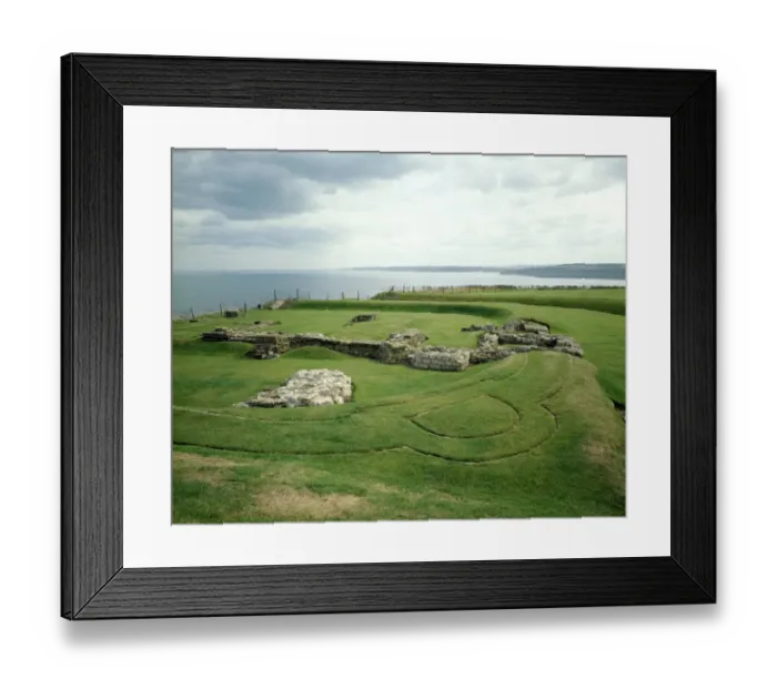 Framed Print : Roman signal station, Scarborough Castle J840076