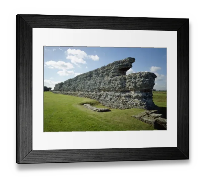 Framed Print : Richborough Roman Fort K991377 Framed Print : Richborough Roman Fort K991377