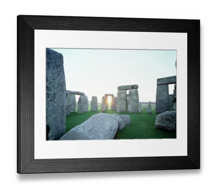Framed Print : Stonehenge k021124