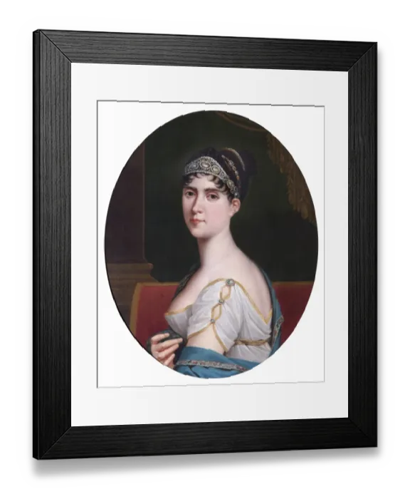 Framed Print : Lefevre - The Empress Josephine N070519