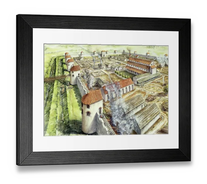 Framed Print : Portchester Castle J900007