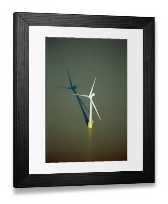 Framed Print : Wind turbine N040042