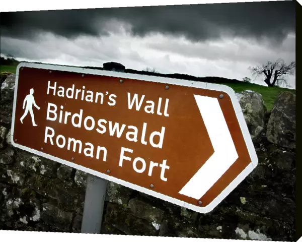 Birdoswald Roman Fort sign N070973