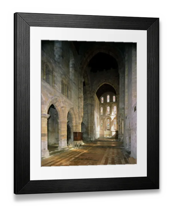 Framed Print : Brinkburn Priory K030534 Framed Print : Brinkburn Priory K030534